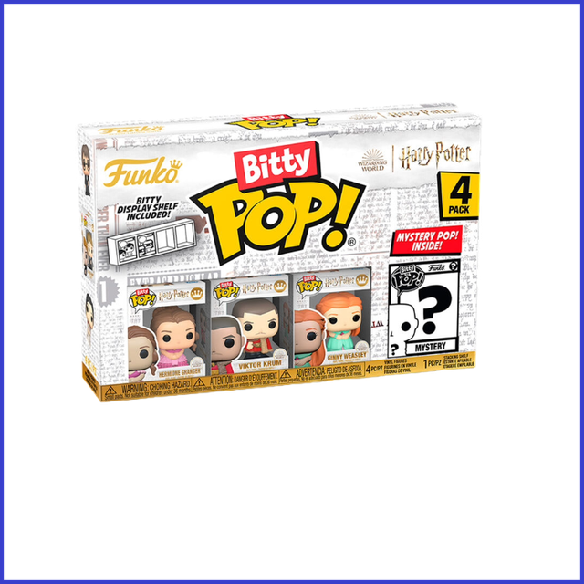 Blister 4 figures Bitty POP Harry Potter