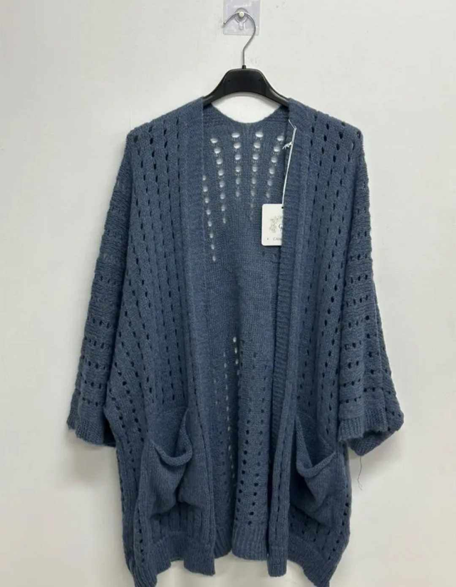 GILET BLEU JEANS ETOILE  