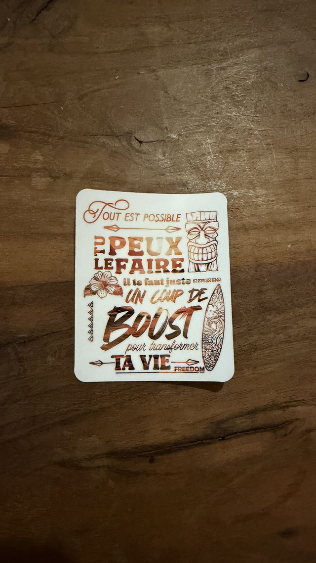 Sticker rectangle "Val"