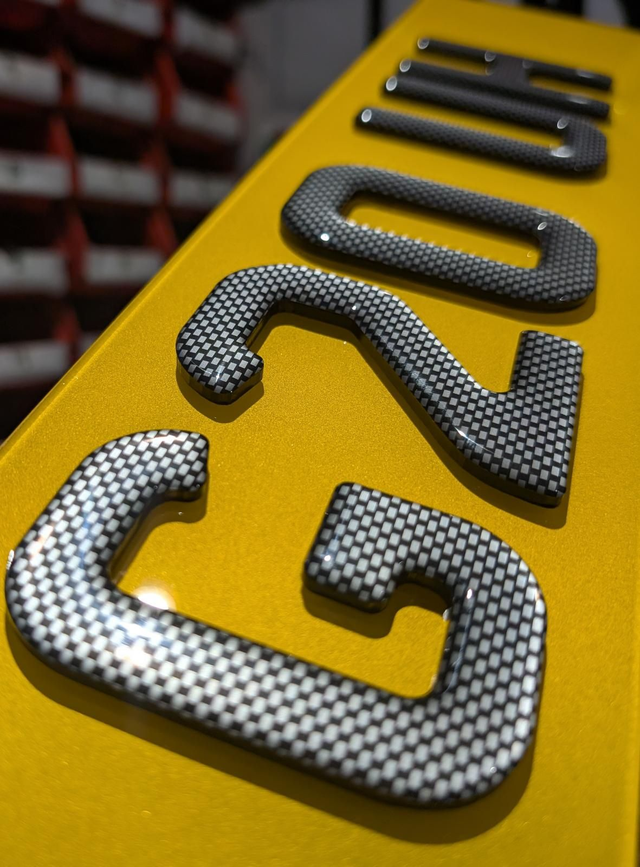 3mm Black 4D with Carbon Gel