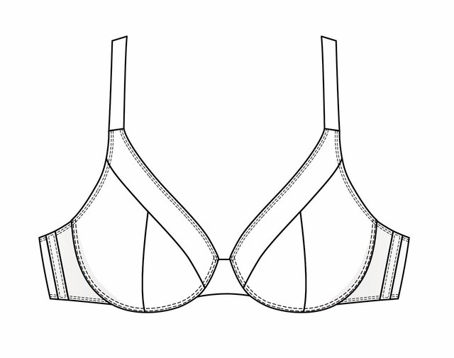 Create your own bra - BH mit und ohne Bügel mit seitlicher Öffnung