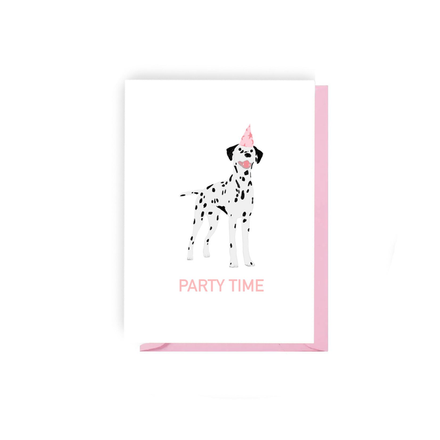 Party Pal Pluto - Illustrated Birthday Card  