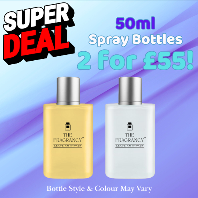 50ml Sprays - 2 for £55!