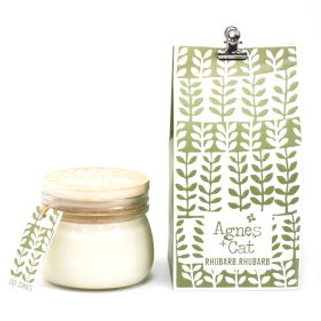Bougie pot 180g - Rhubarbe