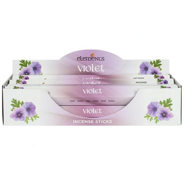 Elements Violet Incense Sticks Box Of 20