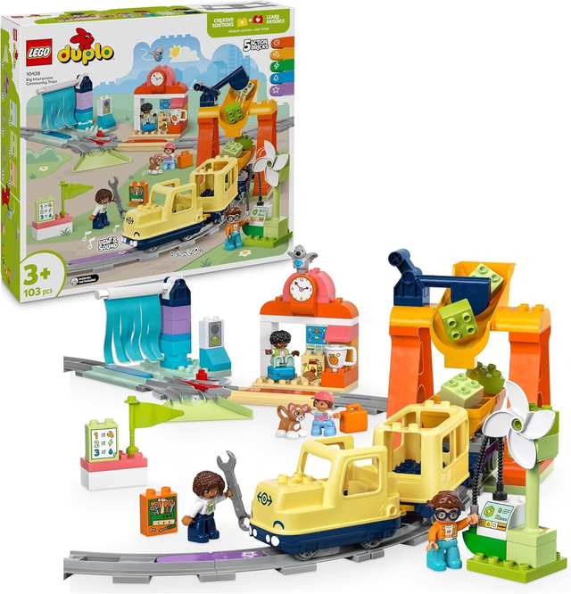 LEGO® DUPLO® 10428 Große Interaktive Eisenbahn