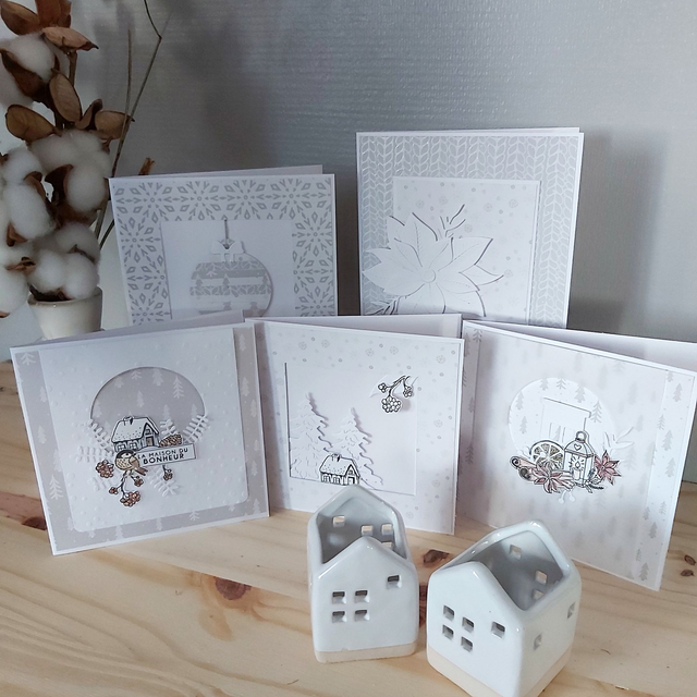 Kit carterie &quot;Tout de Blanc&quot; , version brillante