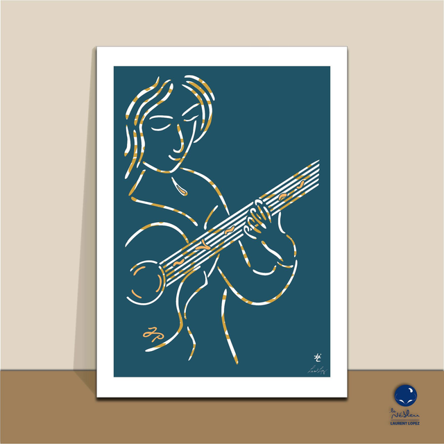 AF18 "Transmission musicale" 50x70 cm