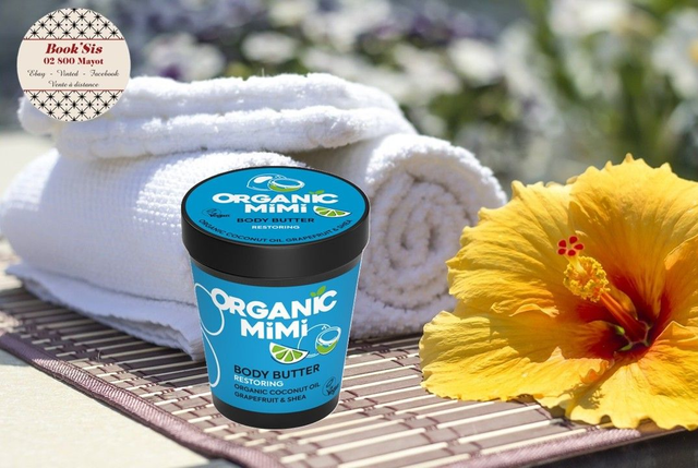 Organic Mimi " Beurre corporel réparateur Coco &amp; pamplemousse "
