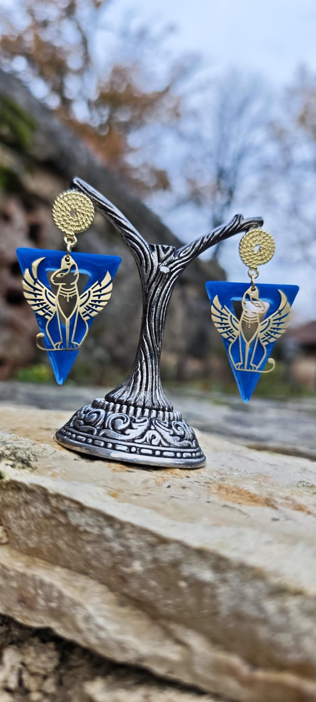 Boucles d&#039;oreilles &#039;Bastet II&#039;