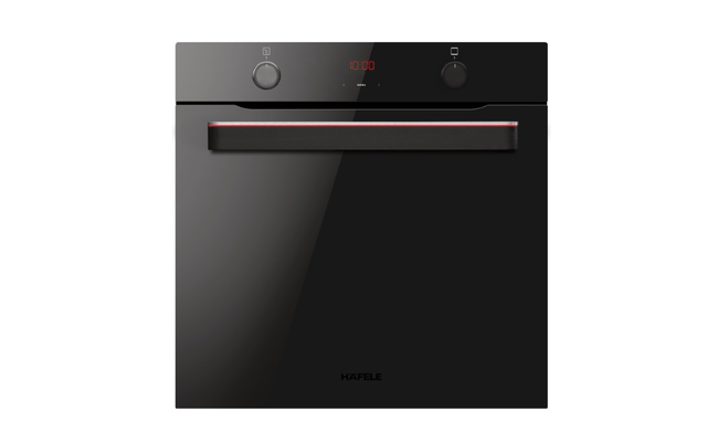 Einbaubackofen Häfele Assedo BC54ABi6a, All Black Design, Garraumvolumen: 77 Liter