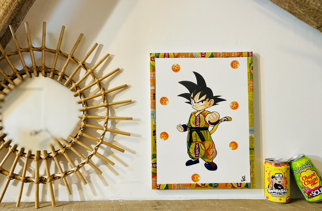 Tableau Manga Dragon B 30x40cm 