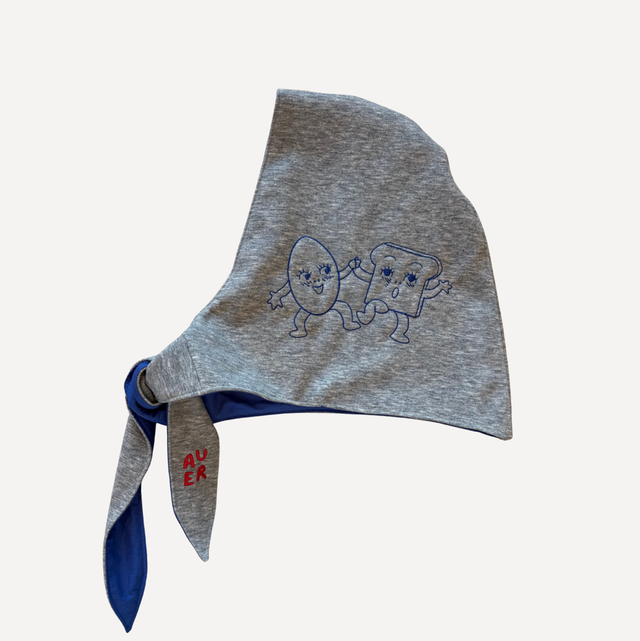 Egg & Soldiers Embroidered Hood 