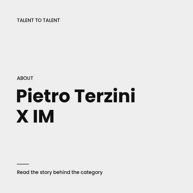 About Pietro Terzini X IM