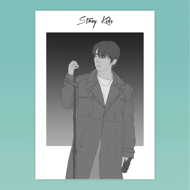 Lee Know Unveil Print