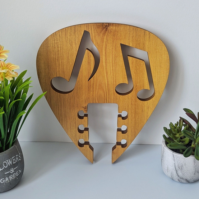 Médiator guitare en acacia