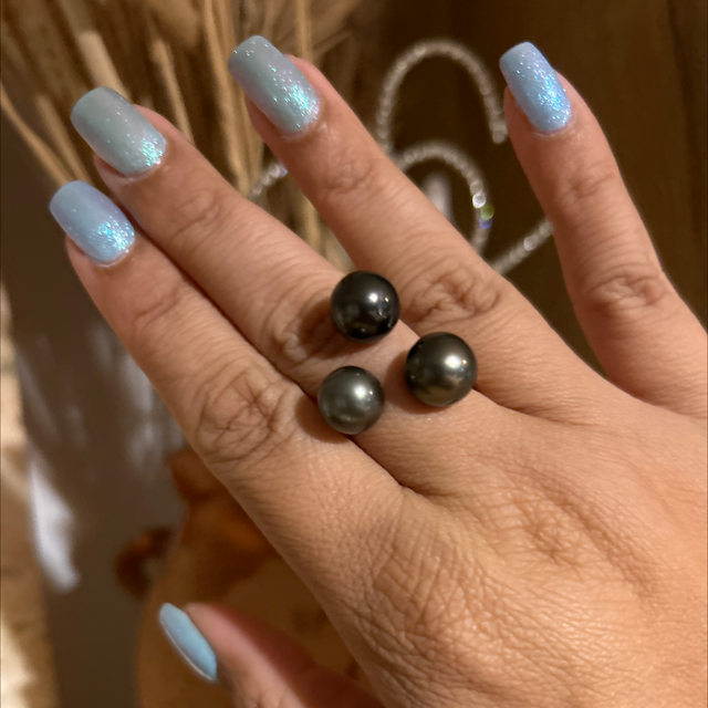 Bague Ho’a (plaqué or)