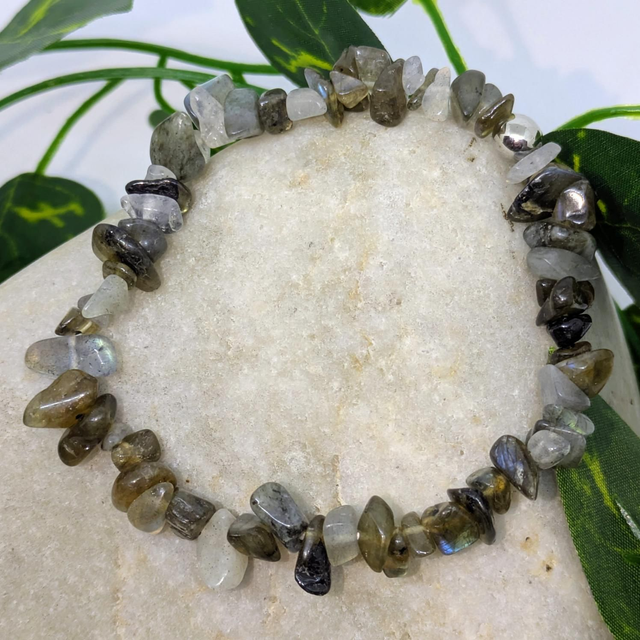 Bracelet &quot;Labradorite&quot; baroque BR-213