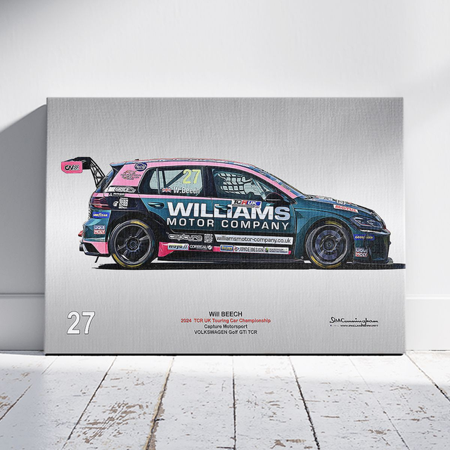 C241106 VW GOLF TCR 24 CAPTURE #27 WBEECH Snetterton CAP