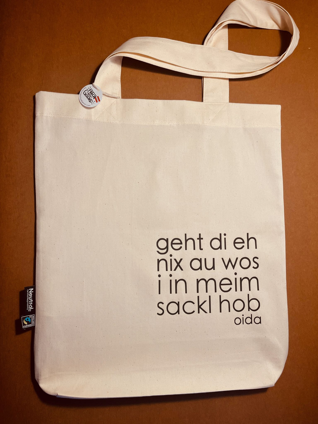 Einkaufstasche 'natur' , Bio-Baumwolle &amp; Fairtrade