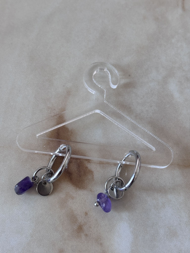 Boucles d'oreilles - Pierres