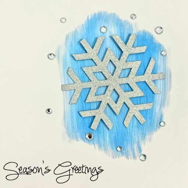 Silver Snowflake Diamantes