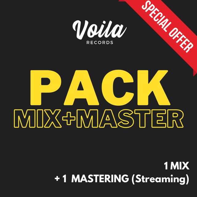 Pack Mix + Master – Mixage & Mastering Professionnel