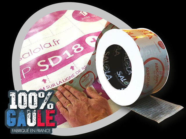 SALOLA Aerotape rapide 6cm x 25m