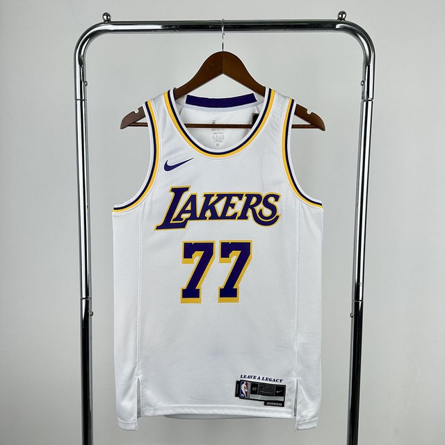 Camiseta NBA Los Angeles LAKERS (Dončić #77) #002