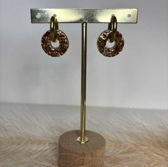 Pampilles or et rouge 