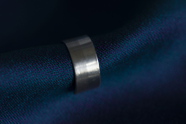 Silver Slimline Two Tone Ear Cuff