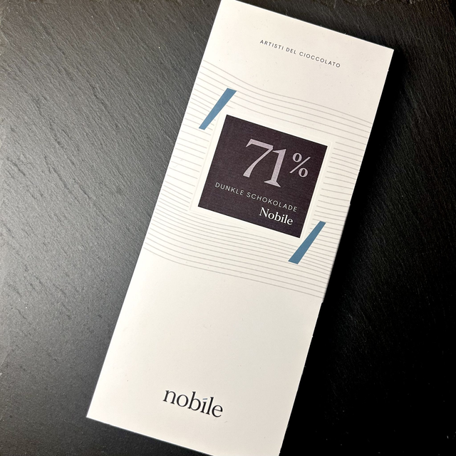 Dunkle Schokolade 71% , ,,nobíle'' ARTISTI DEL CIOCCOLATO 