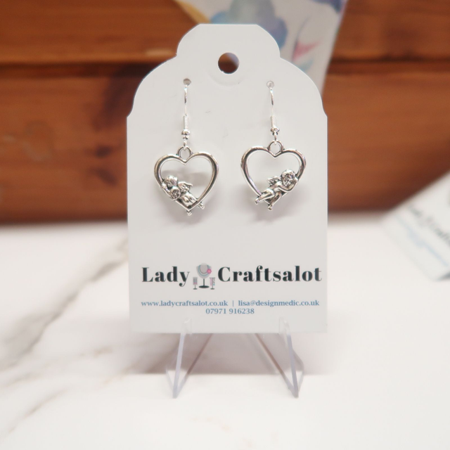 Cupid Heart Earrings