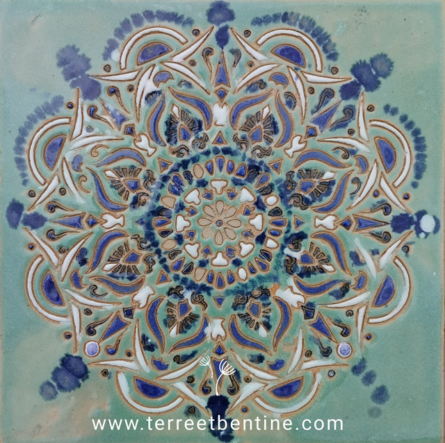 COLLECTION: "Plume de Paon" - Pièce UNIQUE