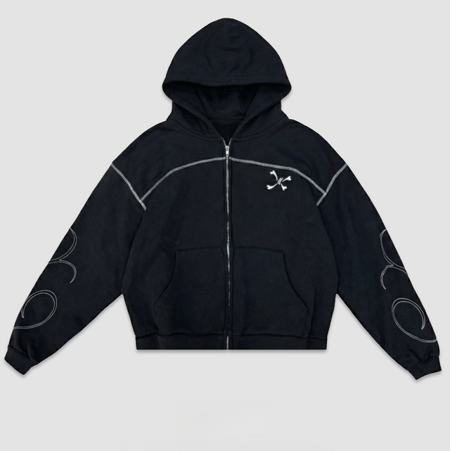 Purple Place Aura Zip Black