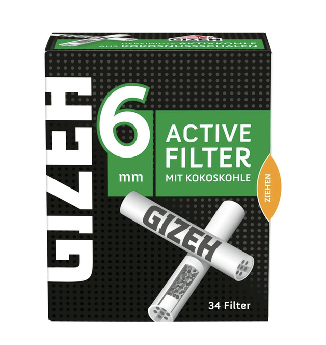 Filter 29 | Gizeh Black Active Filter 6mm 34 Stk.