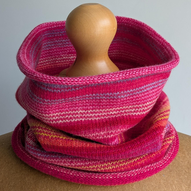 Pink Sunset Cowl