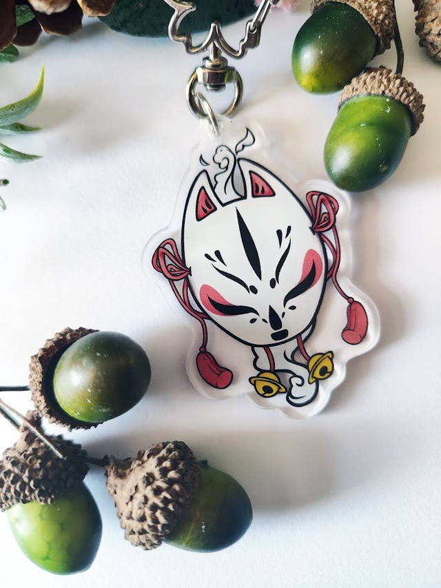 Kitsune Keychain
