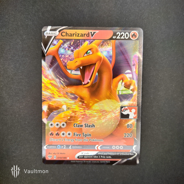 Charizard V 019/189 Play! Prize Pack Series One STAMPED