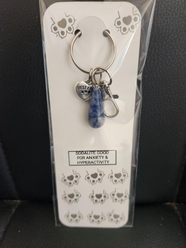 DOGGY CHARM SODALITE FOR ANXIETY &amp; HYPERACTIVITY 