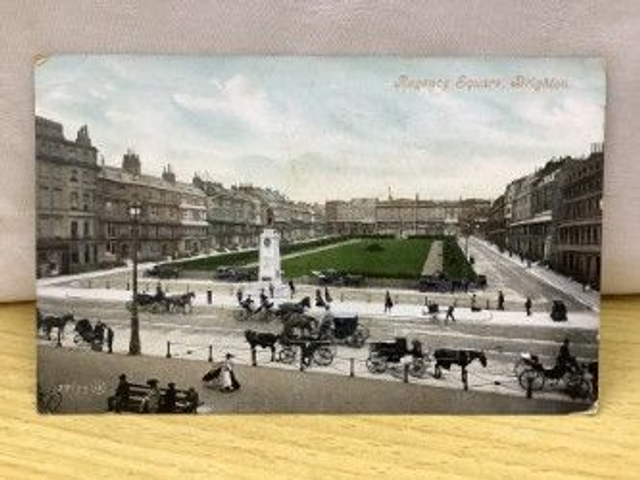 Brighton, Regency Square, Sussex, Posted 1906 Valentine&#039;s Series Postcard Our Ref No. R7