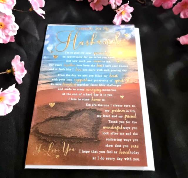 Husband Birthday Card 