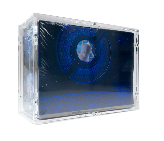 Acrílico Pokemon Go Center ETB Elite Trainer Box plus , Crown zenith ,Zacian -Zamazenta POKEMONCENTER