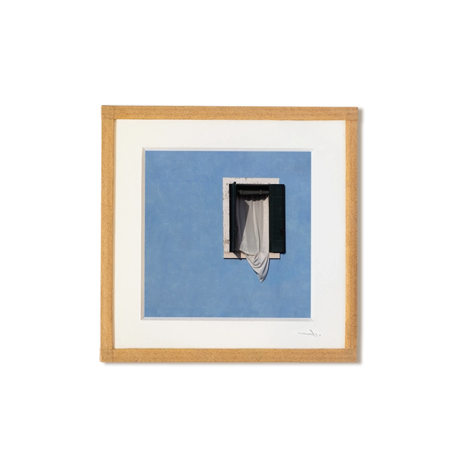 Fenêtre #2 tirage photo encadré