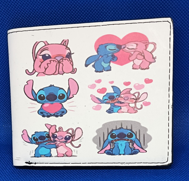 Stitch and Angel Love Kids Wallet 
