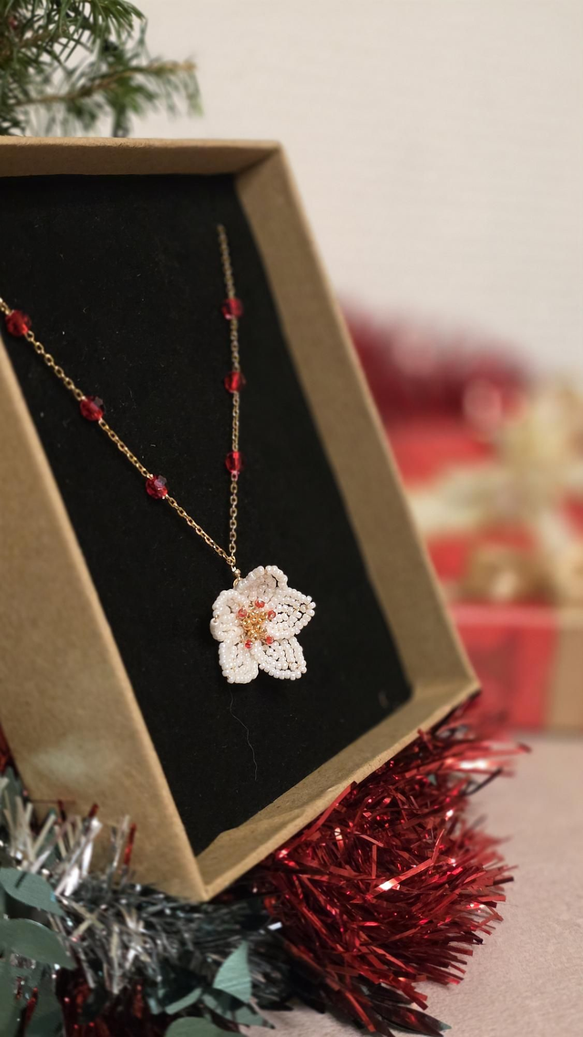 Sautoir White Christmas