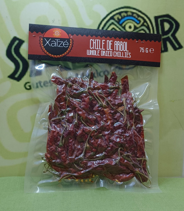 Chile de Arbol getrocknet seco Xatzé 75 g