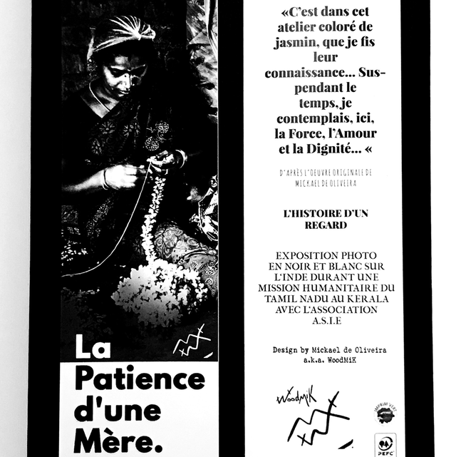 Marque page - LA PATIENCE D’UNE MÈRE -