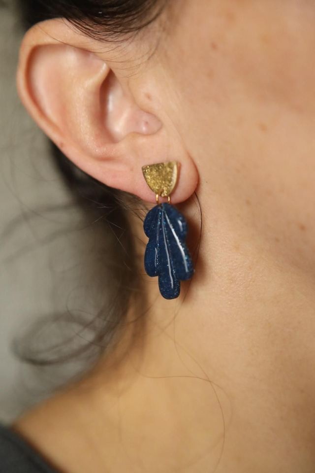 Boucles Oreilles Collection Elégance Pailletée 
