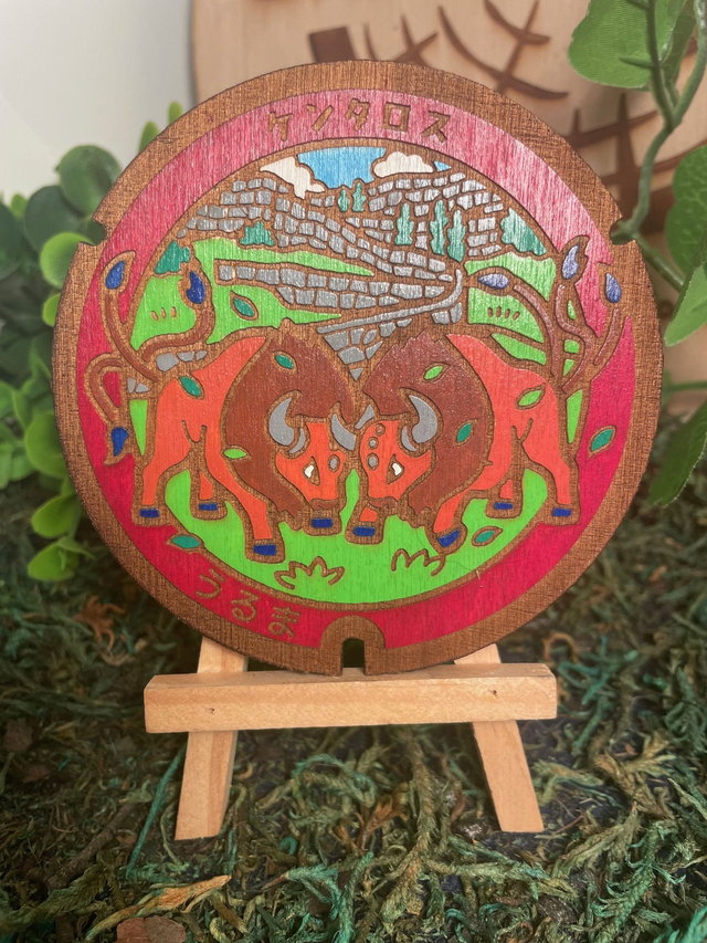 Plaque pokémon duo de Tauros.